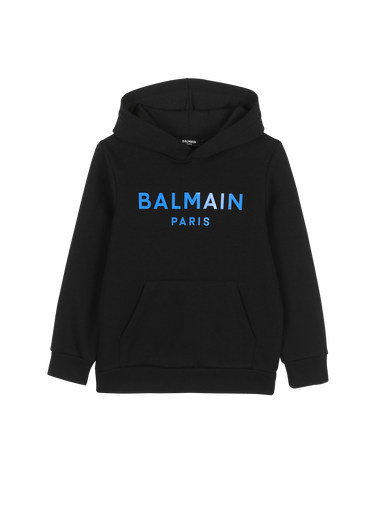 Cotton hoodie with Balmain logo
